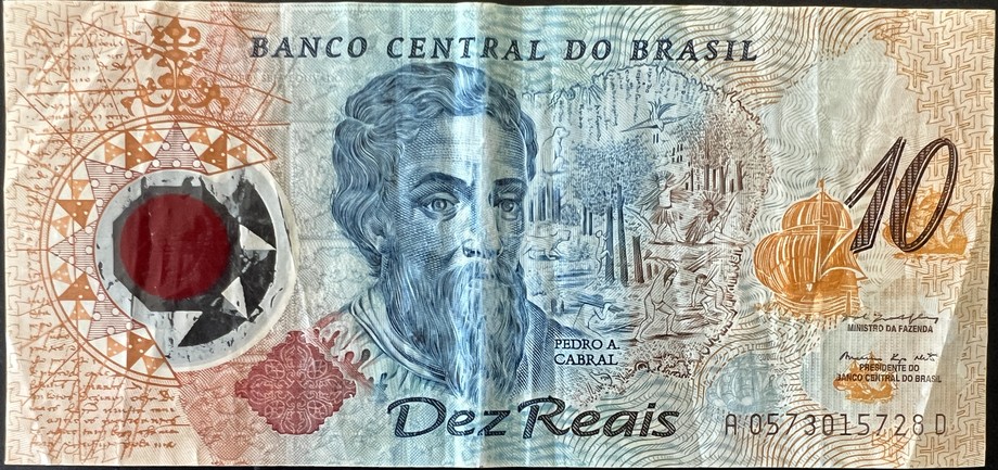 Brazil 10 Real, front