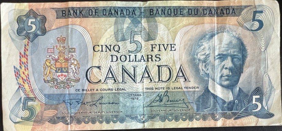 Canada 5 Dollar, front