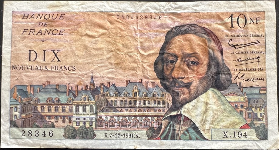France 10 Franc, front