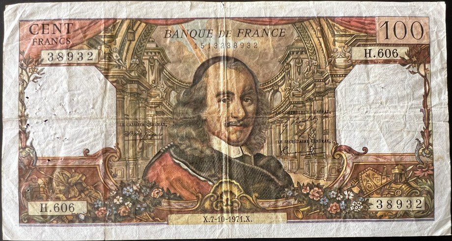 France 100 Franc, front