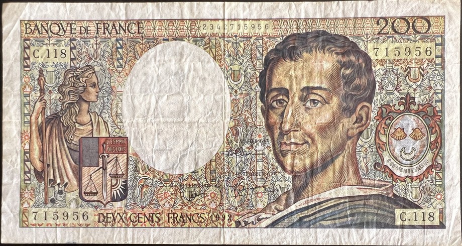 France 200 Franc, front