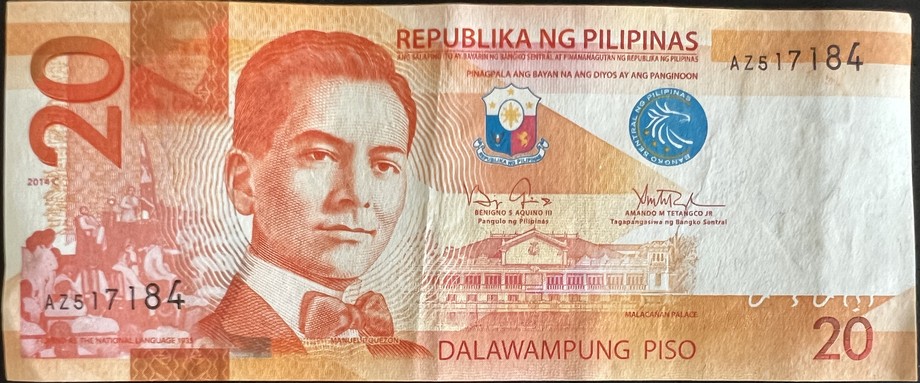 Philippines 20 Piso, front