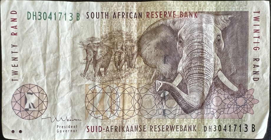 South Africa 20 Rand, front