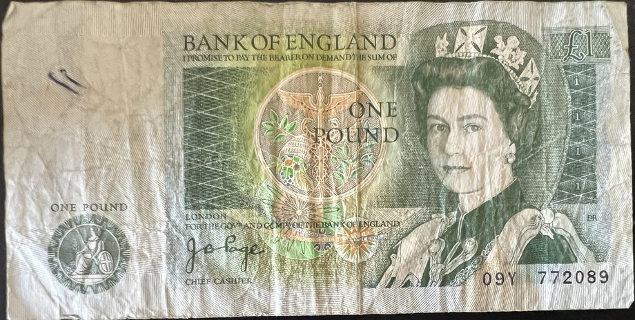 United Kingdom 1 Pound, front