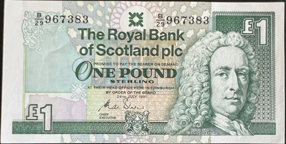 United Kingdom 1 Pound, front