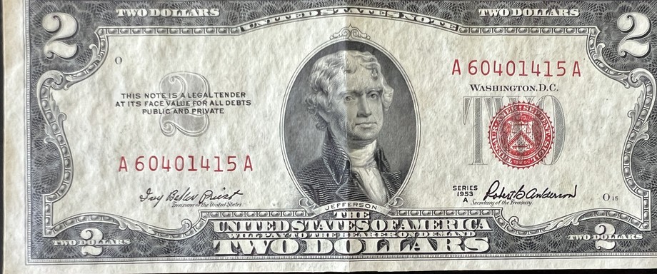 United States 2 Dollar, front