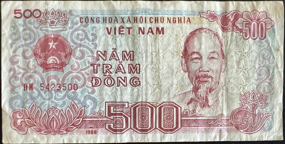 Vietnam 500 Dong, front