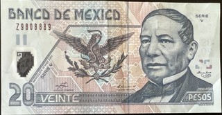 Mexico 20 note