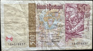 Portugal 500 note